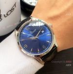 Jaeger leCoultre Master Ultra-Thin Men Watches SS Blue Dial